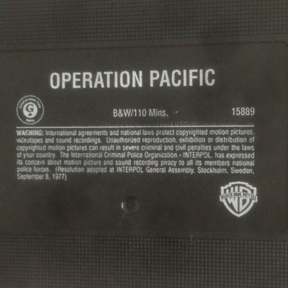 VTG John Wayne Operation Pacific VHS#15889 - Picture 8 of 8